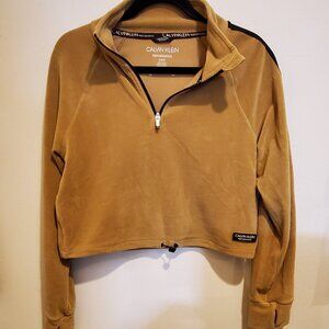 Calvin Klein cropped pullover sweatshirt
